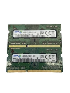 RAM para portátil Samsung 8 GB (2x4 GB) PC3L-12800S M471B5173QH0-YKO - Imagen 1 de 2