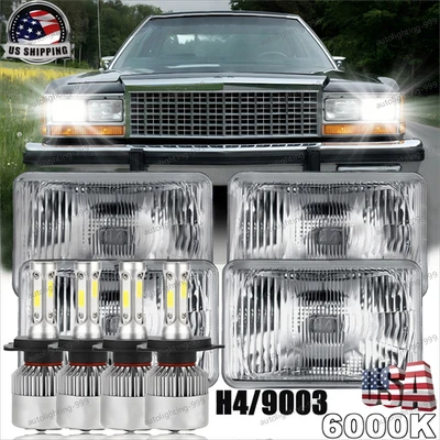Faros LED HI-LO Beam 4x6" 4x6 Brillantes Fit Ford LTD Crown Victoria 1987-91 Foto 1 de 4