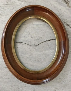 Antiker ovaler Eastlake Bilderrahmen Wandkunst Dekor verziert 8x10" Vintage Gold tf - Bild 1 von 13