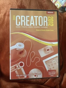 Roxio Creator 2012 Music/Photo/Video/Sharing/Burning Software W Product Key - Picture 1 of 2