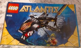 Lego Atlantis Guardian of the Deep (8058) Instruction Booklet Only