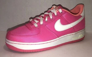 2014 Nike Air Force 1 (GS) pink/weiß/limette Größe 6,5Y 314219 ~ 614 - Bild 1 von 12