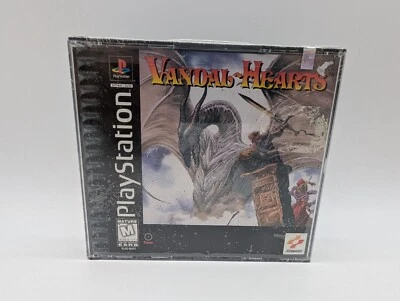 Vandal-Hearts RPG (Sony PlayStation 1, 1997) - Black Label, Brand New Sealed! VG - Image 1 of 4