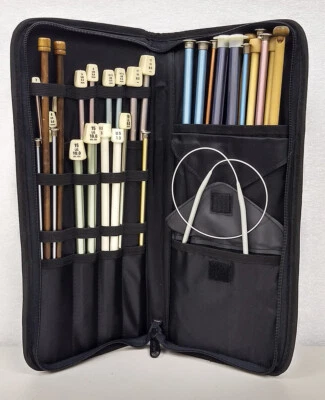 Gran Lote de Agujas de Tejer Ganchos de Ganchillo ~ Bates Boye Takumi ~ Madera y Aluminio Foto 1 de 4