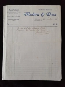 Fattura Ferrara Medini & Bosi Moderna Sartoria 1925 QX243 - Bild 1 von 1