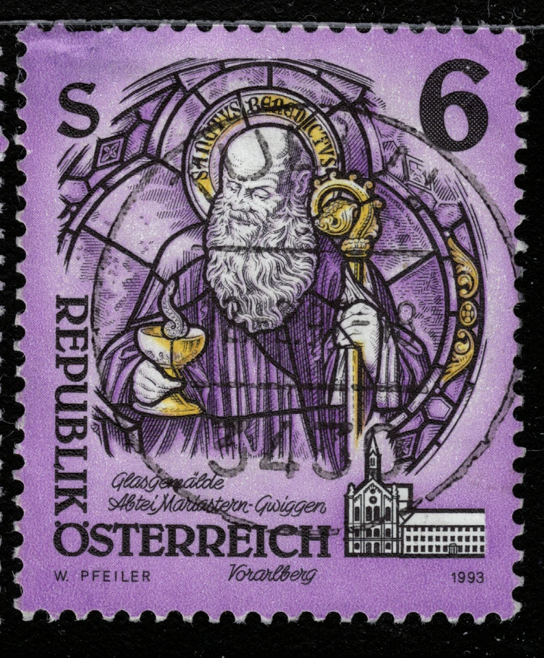 Austria - 1993 - 6Sh - Abadía trapense - Pluma Mariastern en Vorarlberg - #17780 Foto 1 de 1