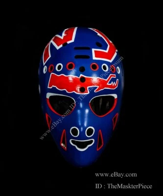 Máscara de hockey sobre hielo casco de portero portátil decoración del hogar Glenn Resch G123 Foto 1 de 4