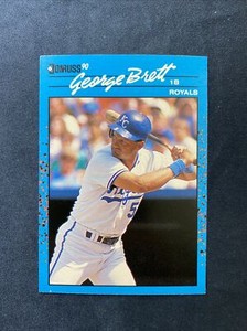 GEORGE BRETT 1990 DONRUSS #35 BLUE BEST OF THE AMERICAN LEAGUE SET MINT ROYALS