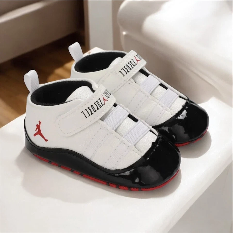 Bebé Bebé Bebé Recién Nacido Clásico Lona Bebé Zapatos Niño Niña Suela Suave Talla 0-18 Meses Foto 1 de 4