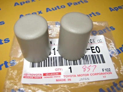 Toyota 4Runner Seat Back Push Button Knob Fawn Color Genuine OEM 2003-2009 Set 2 Foto 1 de 3