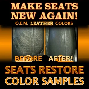 LEATHER SEAT COLOR SAMPLES - for BMW Models 323/325/328/E46/525/528/E39/Z3/M3/X5 - Picture 1 of 10