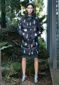 Gorgeous GORMAN “Endangered” Down Puffer jacket * size 8 (also fits 10) - Picture 1 of 6