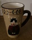 Sakura Coffee Mug Fiddlestix Earthenware Latte  6' Tall Cozy Cats 