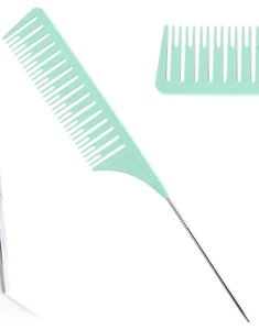 Professional Highlighting Comb ~ Long Stainless Steel Rat Tail ~ Anti-Slip - Picture 1 of 1