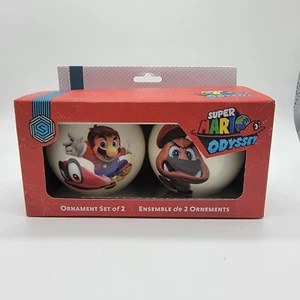 Super Mario Odyssey Set of 2 Christmas Ornaments - Picture 1 of 6