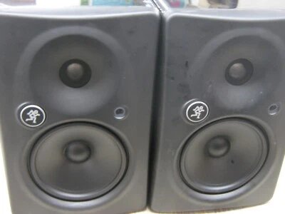 PAIR - Mackie HR624 MK2 MKII Active Studio Monitors 2-Way Powered SpeakersTESTED - Image 1 of 4
