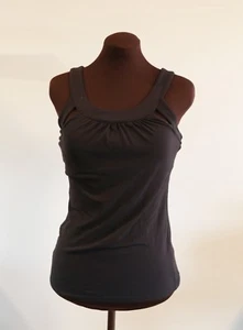 ATHLETA Women's SECOND GLANCE TANK Top PILAYO YOGA Run Fit Black Size Medium - Picture 1 of 5