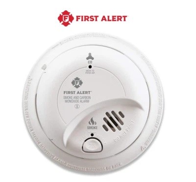 First Alert BRK SC9120B Hardwired Smoke and Carbon Monoxide (CO) Detector with B - Image 1 of 4