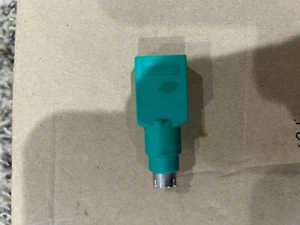 USB Female to PS2 PS/2 Male - Port Converter Adaptor PS2 to USB Microsoft - Picture 1 of 1