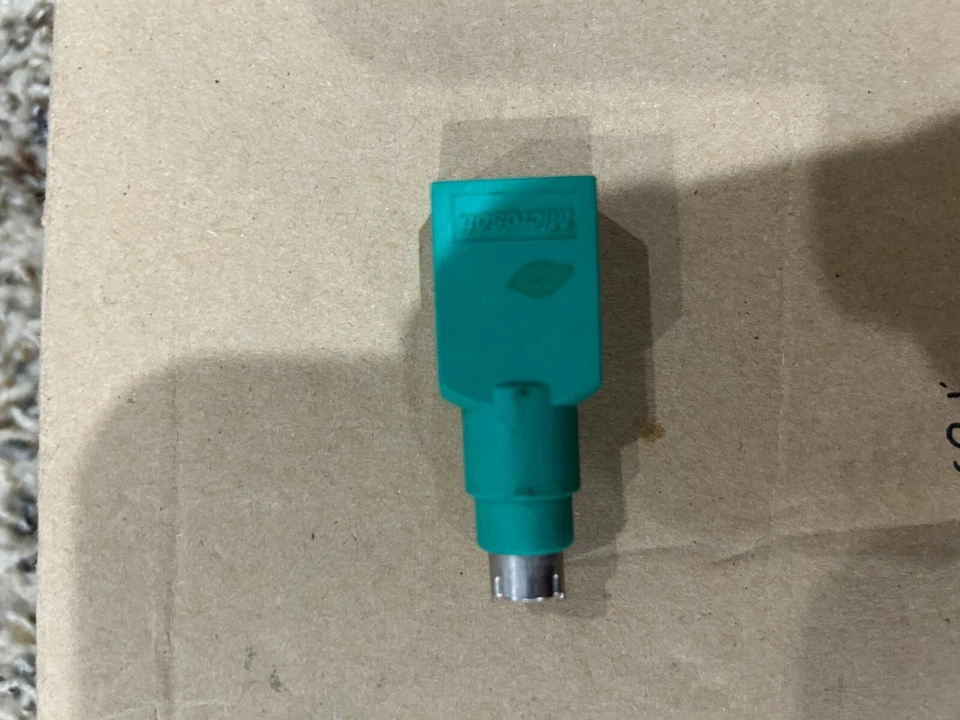 USB Female to PS2 PS/2 Male - Port Converter Adaptor PS2 to USB Microsoft - Image 1 of 1