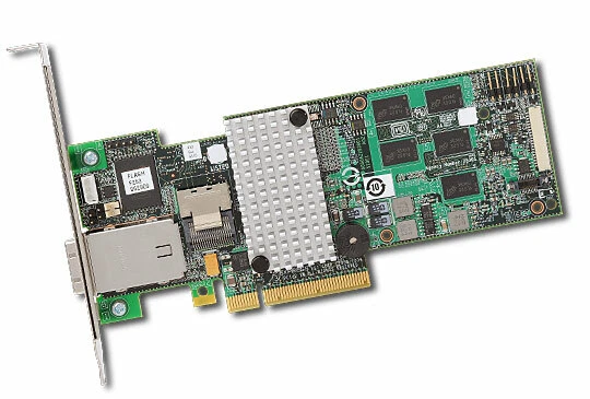 LSI MegaRAID SAS 9280-4i4e 4-int.4-ext. port PCIe 6Gb/s SATA+SAS RAID Controller - Image 1 of 1