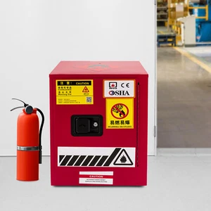 4 Gallonen Flüssigkeitsschutzschrank brennbar rot Gefahrlagerschrank - Bild 1 von 23