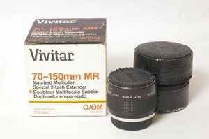 F90359~ Vivitar 75-150mm MR Matched Multiplier In Box – For Olympus OM   - Picture 1 of 7