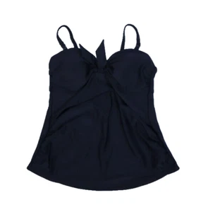 Old Navy Maternity Tie Front Tankini Swim Top V-Neck Spaghetti Strap Womens M - Picture 1 of 10
