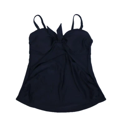 Old Navy Maternity Tie Front Tankini Swim Top V-Neck Spaghetti Strap Womens M - Image 1 of 4