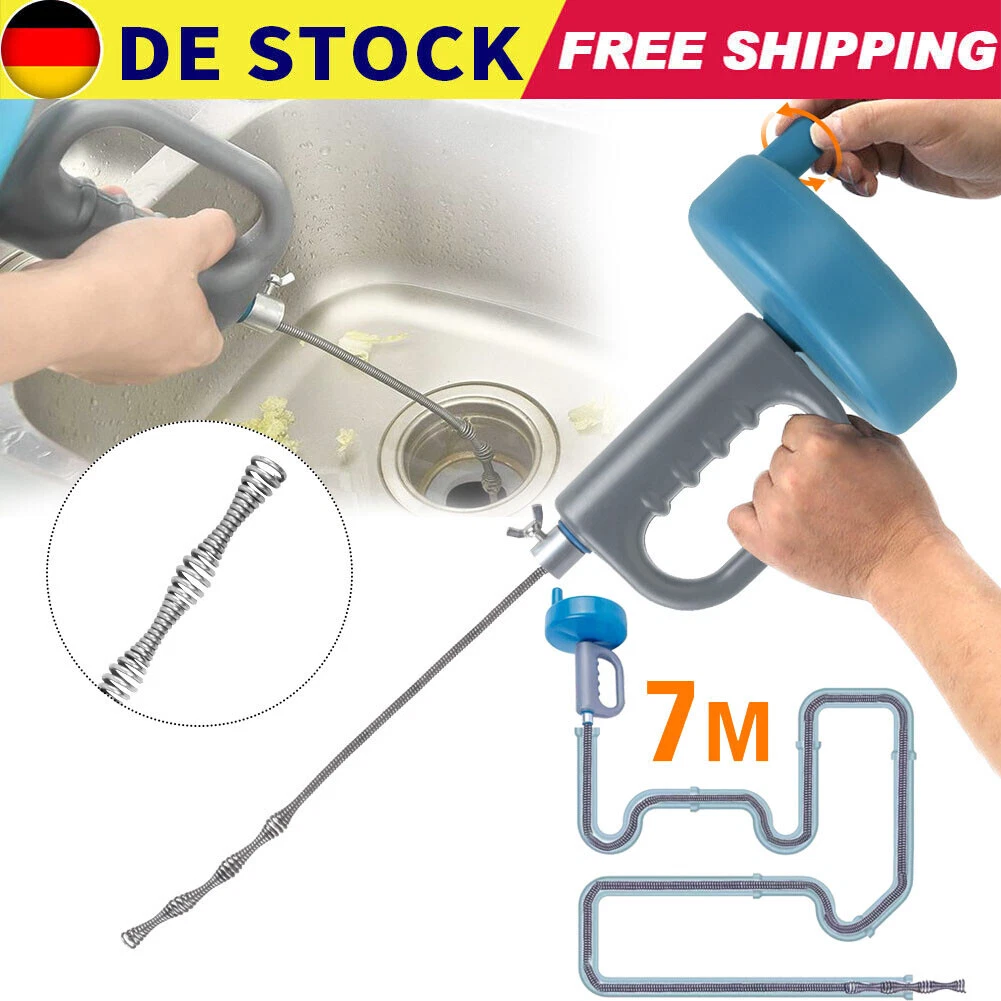 Abwasserstrahl-Set Für Hochdruckreiniger – 7,6 M, Bis 5800 PSI, Mit Düsen