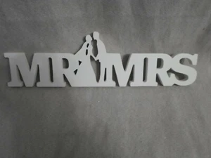 DECORATION TABLE MARIAGE MR & MRS BLANC NEUF - Bild 1 von 1
