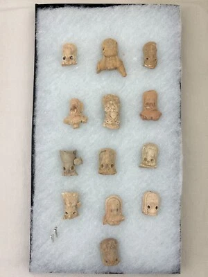 Antiguo valle del Indo terracota ídolos cerámica fertilidad estatuillas efigie Foto 1 de 4