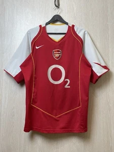 Original Auténtica Nike Arsenal 2004/2005 Casa Camisa Para Hombre Mediana - Imagen 1 de 8