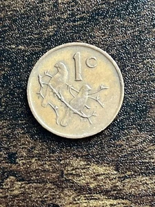 1970 South Africa 1 Cent One Penny Sparrows Birds Actual Coin TB2130* - Picture 1 of 2