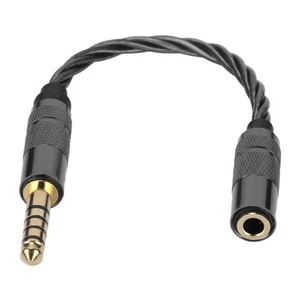 4.4mm Male to 3.5mm Stereo Female Adapter Cable Silver Plated Copper for Sony - Picture 1 of 9