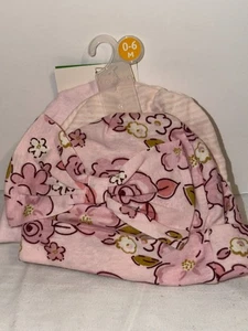 Gerber Baby Mädchen 3er Pack Beanie Mützen Größe: 0-6 Monate - Bild 1 von 4