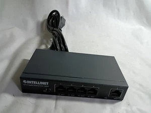 Intellinet 561792 V2 IPS-05G-40W 5-portowy przełącznik Gigabit Ethernet PoE+ – używany - Zdjęcie 1 z 8