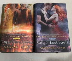 City of Fallen Angels + Lost Souls Mortal Hardback Books 4 & 5 Cassandra Clare - Picture 1 of 4