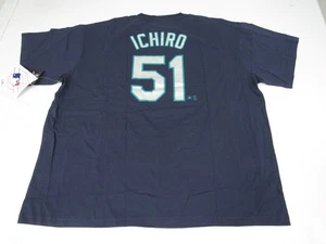 New Seattle Mariners #51 Ichiro Suzuki Mens Sizes 3XL-5XL Majestic Shirt - Picture 1 of 5