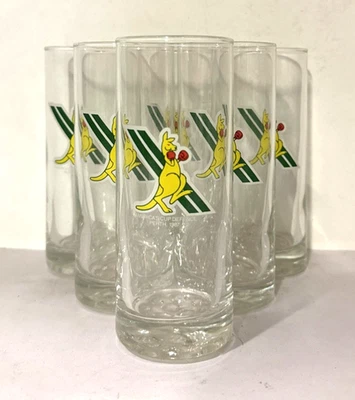 America's Cup Defence Perth 1987 Tall Glass Set of 6 Glasses in Excellent Cond - image 1 of 4