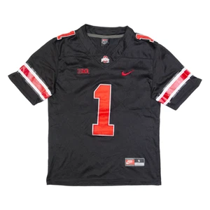 NIKE TEAM Ohio State Buckeyes Mens Jersey Black USA V-Neck S - Picture 1 of 6