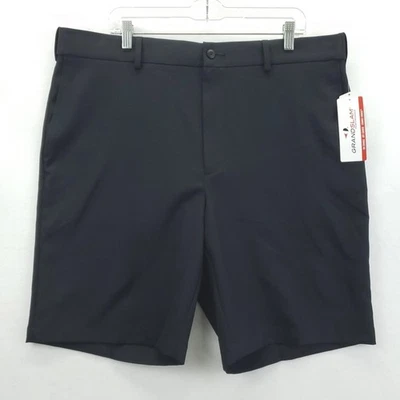 Новый Grand Slam шорты мужской 40 черный производительности гольф расширяемый пояс UPF 50 - Изображение 1 из 4