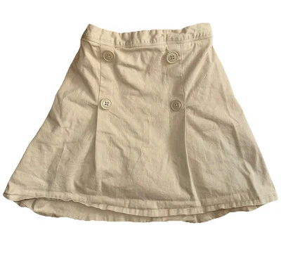 Children’s Place Uniform Pleated Twill Skort Skirt Rolled Oats Khaki Size 16 Foto 1 de 3