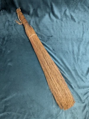 Straw Broom Brush  30” Natural Straw  - Image 1 of 4