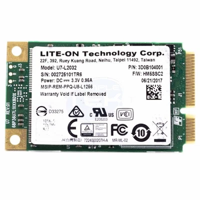Lite-On U7-L2032 Ssd Msata 32Gb Solid State Drive For Thin Client Notebook - Image 1 of 2
