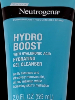 Gel limpiador facial hidratante con ácido hialurónico Neutrogena HYDRO BOOST 2 fl oz Foto 1 de 4