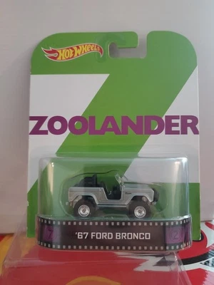 Hot Wheels 2014 Retro Entertainment Zoolander - '67 Ford Bronco - Silver BDV07 - Image 1 of 4