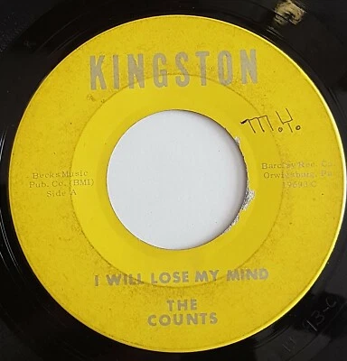 Counts "I Will Lose My Mind / Last Train" great garage - Clay Barclay - G+ Foto 1 de 3