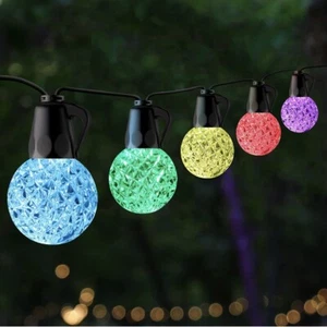 Outdoor LED String Lights 48FT with 20 G40 Bulbs for Backyard Porch Balcony - Foto 1 di 7