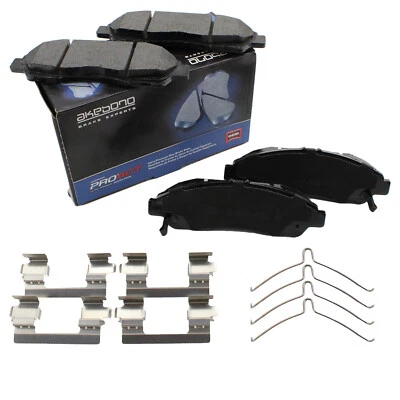 Pastillas de freno cerámicas ultra delanteras Akebono ProACT para GMC Chevrolet Cadillac Buick Foto 1 de 4